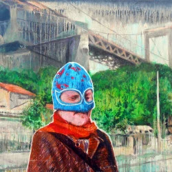 Chevalerie - Acrylique sur toile 90x130 cm, 2014