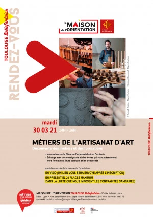 Affiche Les métiers de l'artisanat d'art