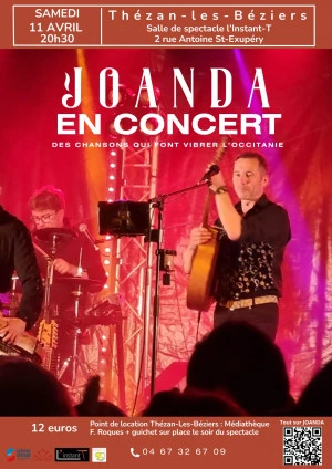 Affiche Joanda en concert