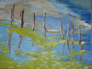 Affiche Au fil de l'eau du Vidourle à la Camargue