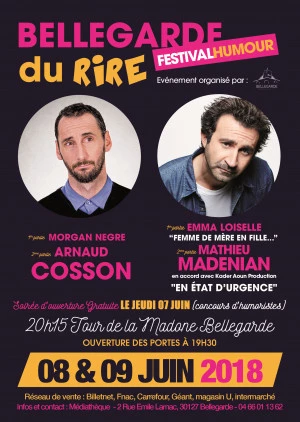 Affiche Festival humour Bellegarde du Rire
