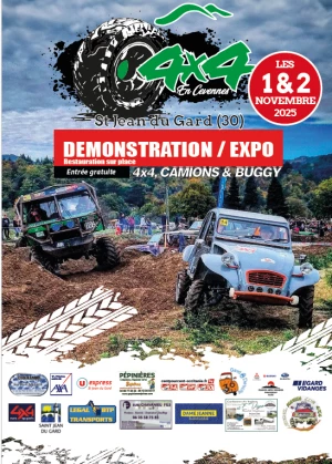 Affiche 4x4 en Cévennes