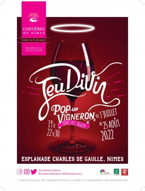 Affiche JeuDiVin : retour du pop-up vignerons cet l'été ! 