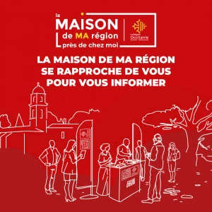 Affiche La Maison de Ma Région de Rodez se déplace à Villefranche-de-Rouergue