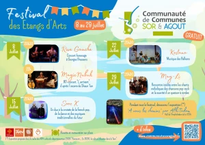 Affiche Festival des Etangs d'Arts 2026
