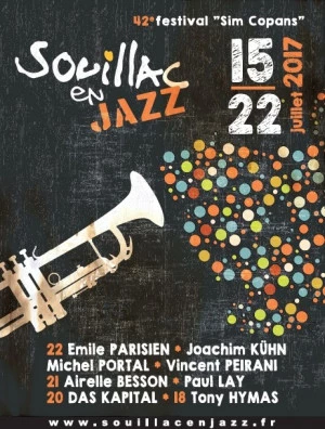Affiche Festival "Sim Copans"- Souillac en Jazz