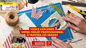 Affiche Venez explorer votre projet professionnel à travers les images