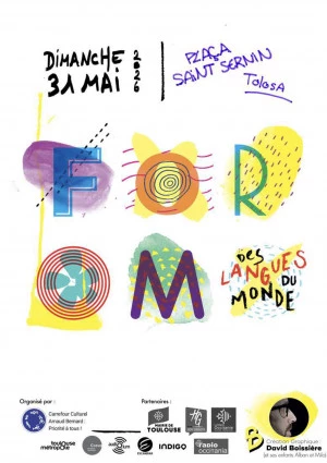 Affiche Forom des Langues du Monde - 34ème édition