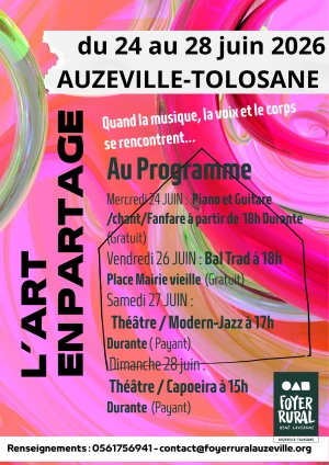 Affiche L'art en partage - Quand la musique, la voix et le corps se rencontrent... 