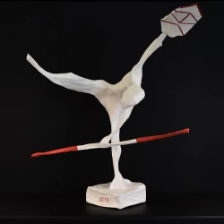 Jouteur - Suspension en papier