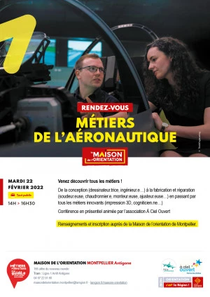 Affiche Métiers de l'Aéronautique