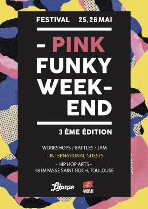 Affiche Pink Funky Week-end #3
