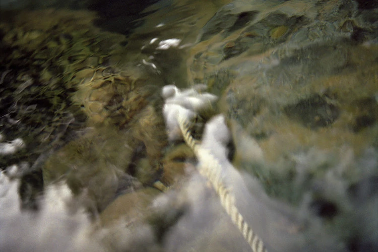 Traces Liminales- Yuba River - Cherchant l'or dans les veins du lit de la rivière. - ©Krista Boggs 