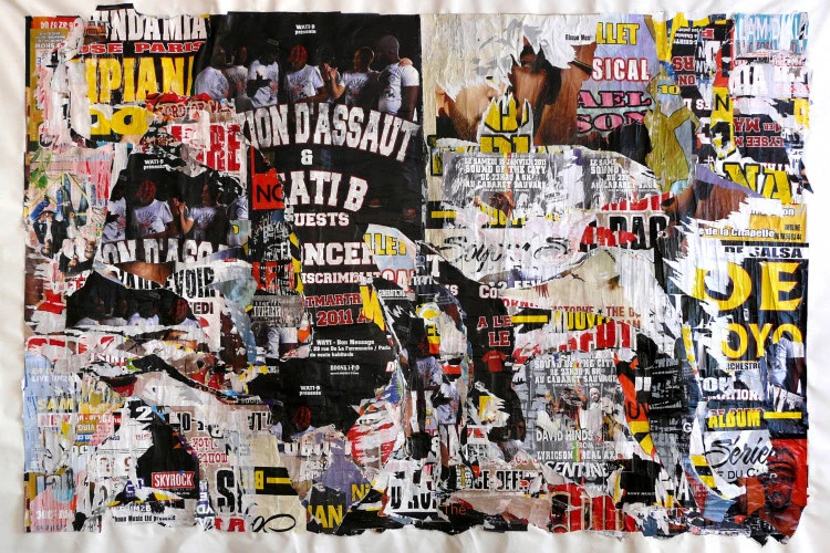 Sous le Pont LIV - Affiches sur toile libre (210 x 290 cm)