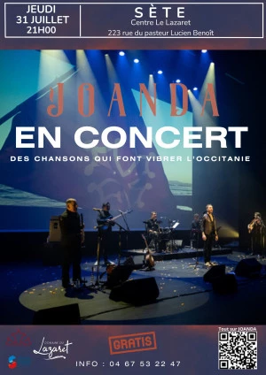Affiche Joanda en concert