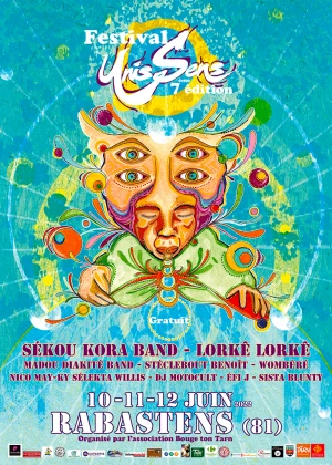 Affiche festival UNIS SENS 2022, 7ème édition