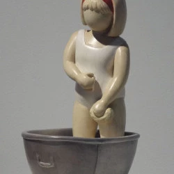 Le tub - Bois d'érable, 21 x 13 cm - 2021