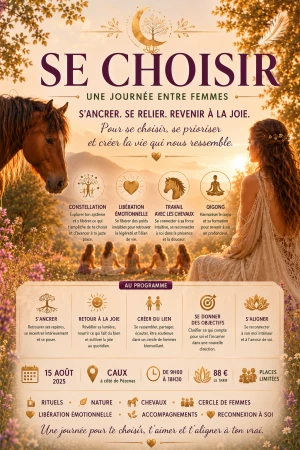 Affiche SE CHOISIR, oser prendre sa place & avancer avec confiance - Journée Immersive 