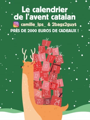 Affiche Calendrier de l'avent 100% local plus de 2000€ de cadeaux à gagner !