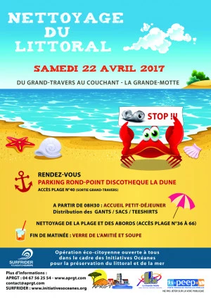 Affiche 12ème Nettoyage des plages du Grand-Travers
