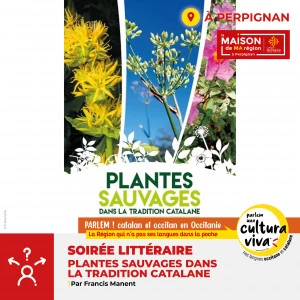 Affiche Présentation du livre "Plantes sauvages dans la tradition catalane" par Francis MANENT