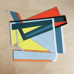 Chaise Wassily - Mosaïque en carreaux de céramique intégrée à la surface de la table