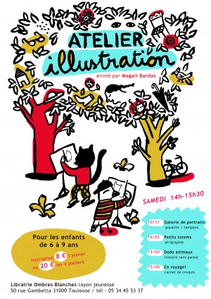 Affiche Atelier d'illustration