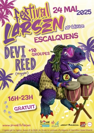 Affiche Le Festival Larsen est de retour pour une 18ème édition !