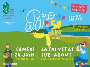 Affiche Le Parc du Haut-Languedoc fête ses 50 ans