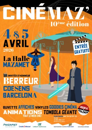 Affiche CINÉMAZ - Salon des Cinéphiles et du Vinyle