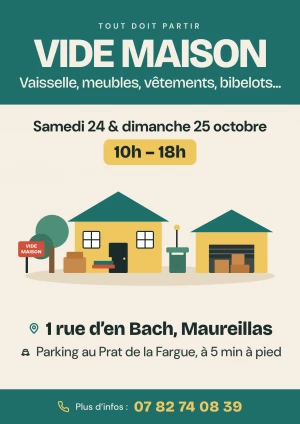 Affiche Vide-maison à Maureillas