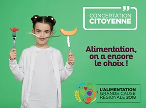 Affiche Rencontre "L'alimentation : grande cause régionale 2018" : Lozère