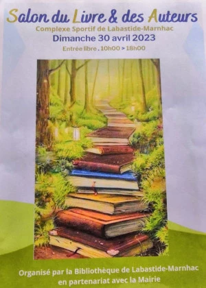 Affiche Salon du livre et des auteurs à Labastide-Marnhac