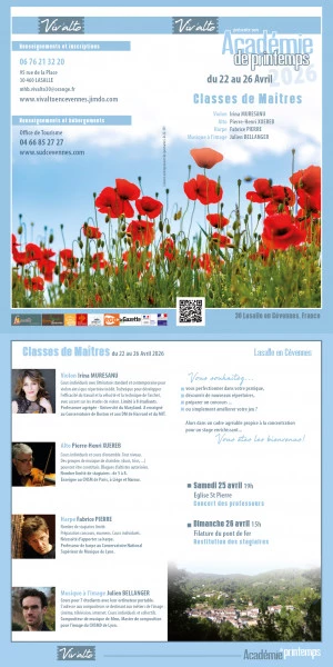 Affiche Académie de printemps