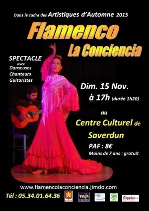 Affiche Spectacle de "Flamenco La Conciencia"