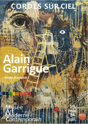 Affiche Exposition Alain Garrigue