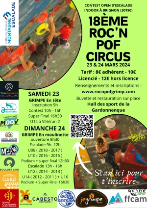 Affiche Roc N Pof Circus