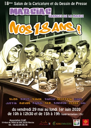 Affiche Salon de la caricature et du dessin de presse