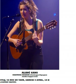 Affiche Concert ALIDE SANS
