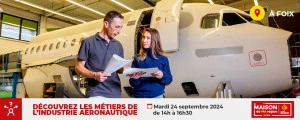Affiche Découverte des métiers de l'industrie aéronautique