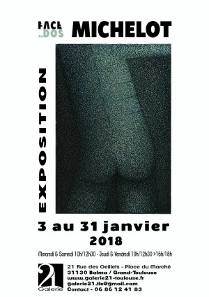 Affiche Exposition Pierre Michelot à la Galerie 21 Balma