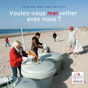 Affiche Nettoyage de la plage de l'Espiguette