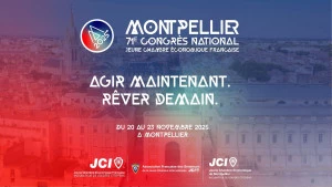Affiche Congrès National de la Jeune Chambre Economique Française (71ème Edition) 