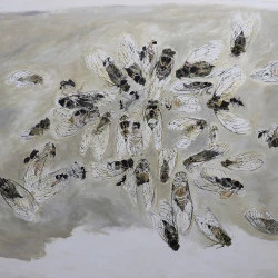 Eh bien - dansez maintenant ! - peinture - 150 x 220 cm huile sur cotton 2024 