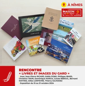 Affiche Rencontre "Livres et images du Gard"
