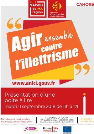 Affiche Journée de sensibilisation à la lutte contre l'illettrisme 