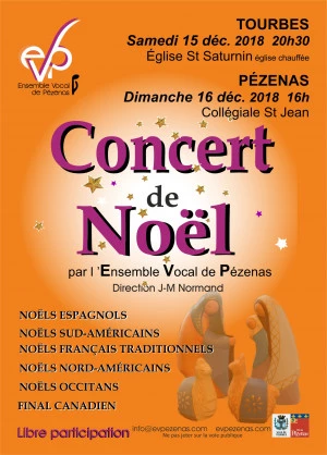 Affiche Concert de Noël Latino 