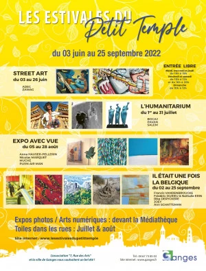 Affiche Les Estivales du petite temple 