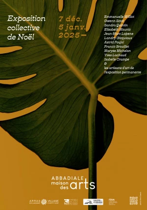 Affiche Exposition collective de Noël