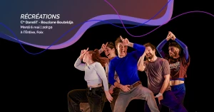 Affiche Danse "Récréations" - Compagnie Dans6T - Bouziane Bouteldja